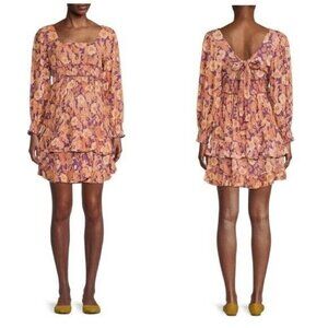 Romantic Gypsy Women's Maternity Square Neck Dress Size Medium